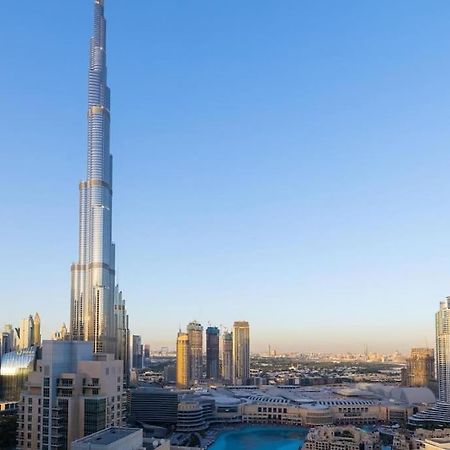 Luxury Burj Khalifa View - Mins Walking Dubai Mall Leilighet Eksteriør bilde