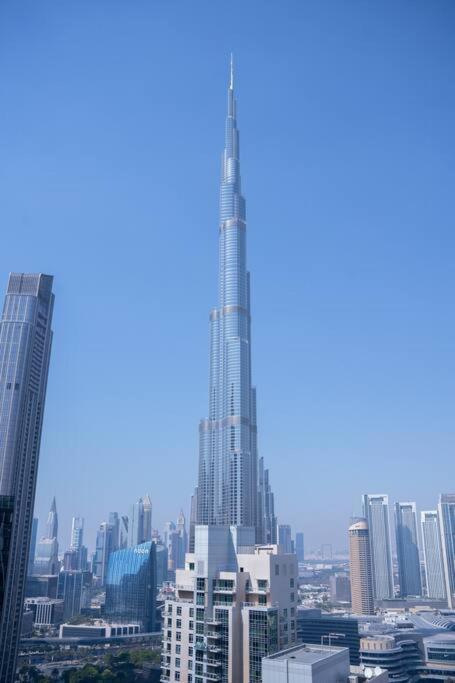 Luxury Burj Khalifa View - Mins Walking Dubai Mall Leilighet Eksteriør bilde